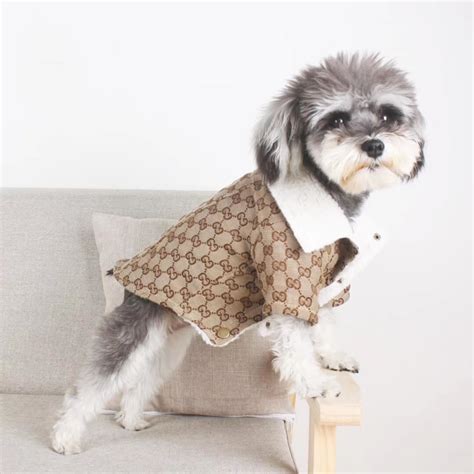 honden jas gucci|Gucci designer dog clothing.